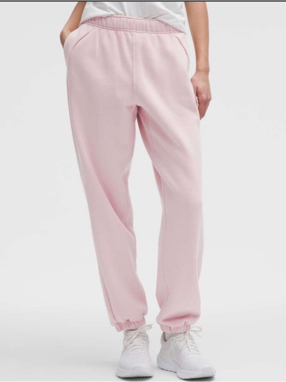 Lululemon Scuba Mid-Rise Oversized Jogger Regular Small Pink Haze Lounge Comfy